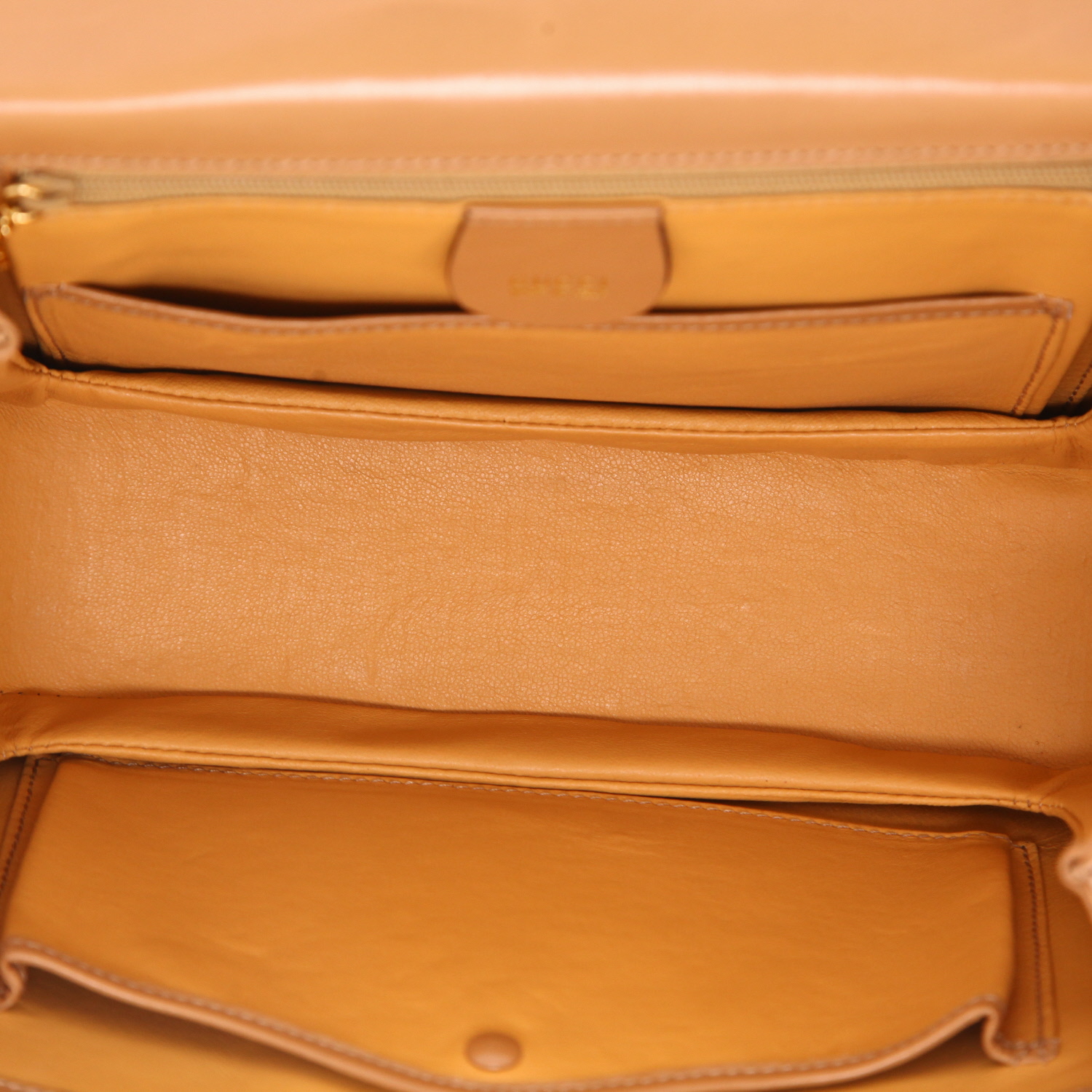 Bolso bandolera Gucci  Bamboo en cuero marrón y bambú - Detail D3