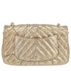 Chanel  Mini Timeless shoulder bag  in gold quilted leather - Detail D4 thumbnail