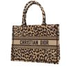 Dior  Book Tote medium model  shopping bag  in brown and beige canvas - 00pp thumbnail