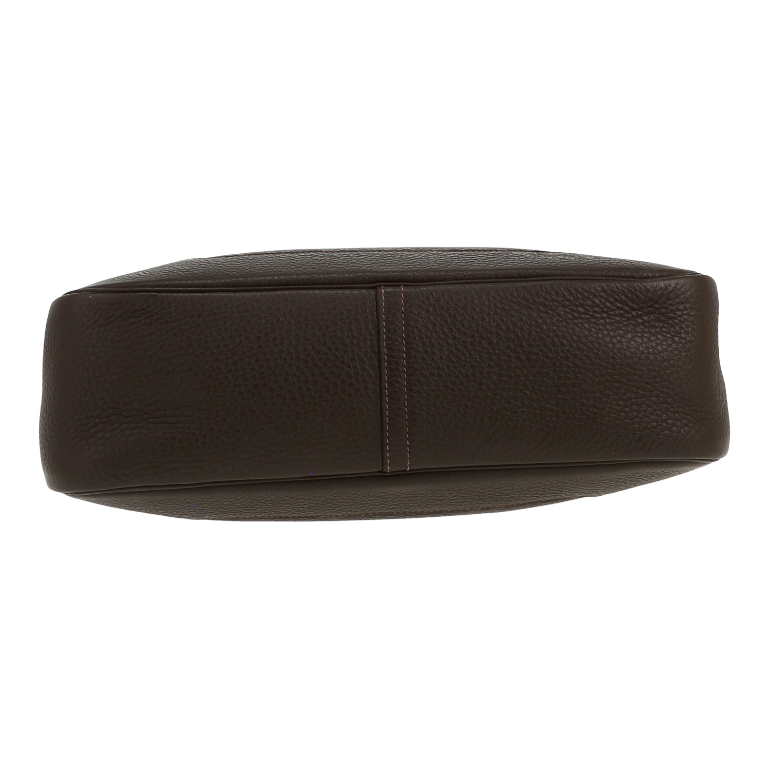 Hermès  Trim handbag  in chocolate brown togo leather - Detail D1