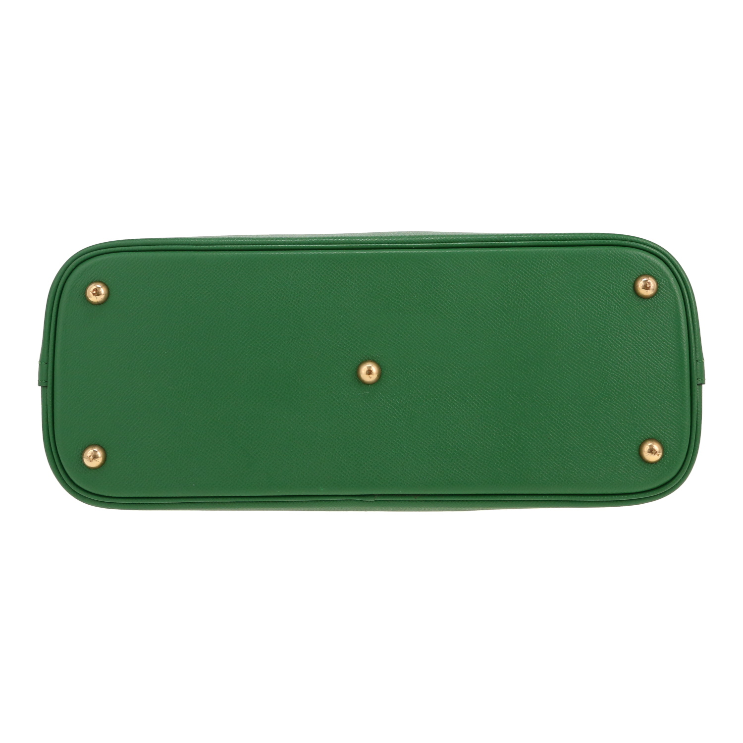 Hermès  Bolide 35 cm handbag  in Vert Bengale Courchevel leather - Detail D1