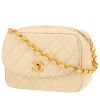 Chanel  Camera shoulder bag  in beige quilted leather - 00pp thumbnail