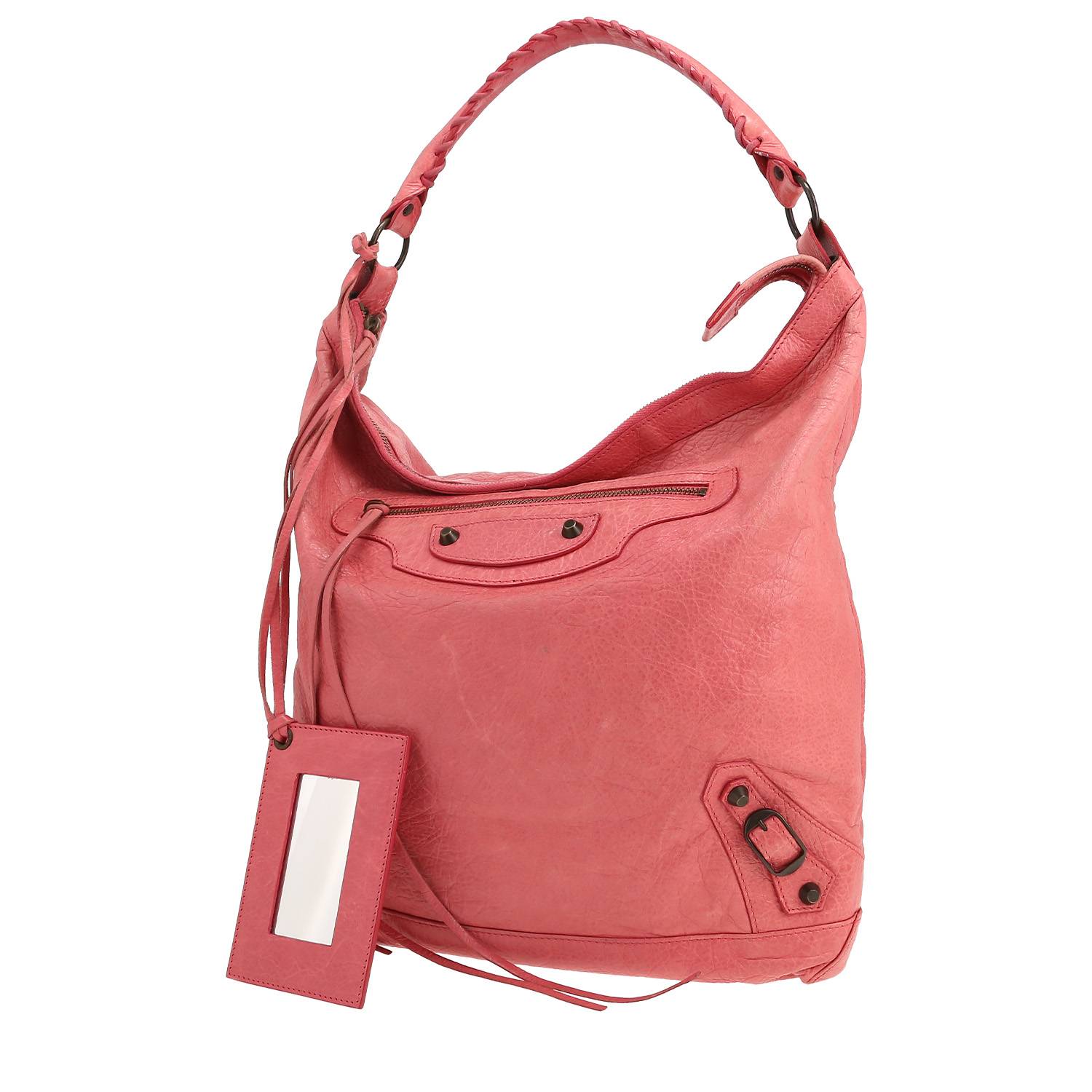 Balenciaga Day handbag in pink leather