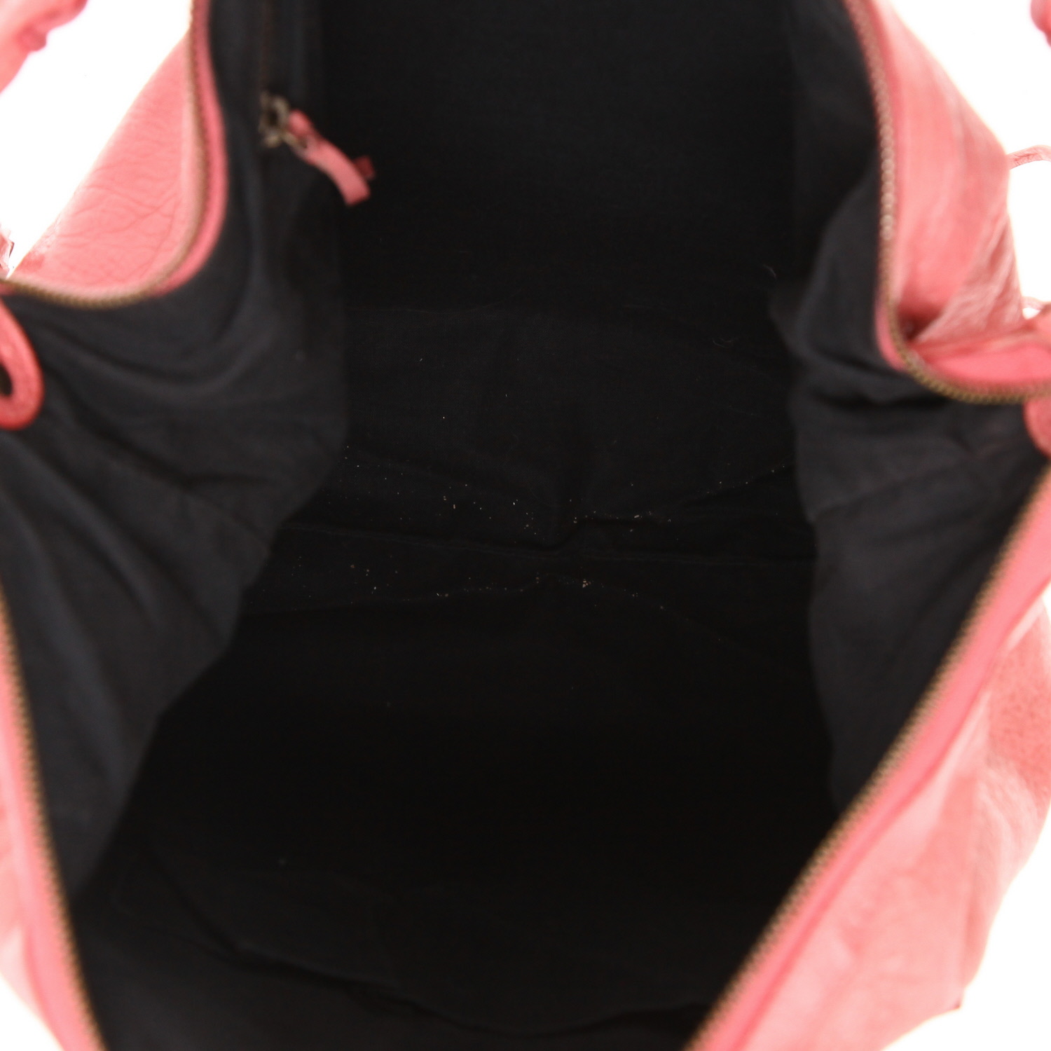 Balenciaga Day handbag in pink leather - Detail D3