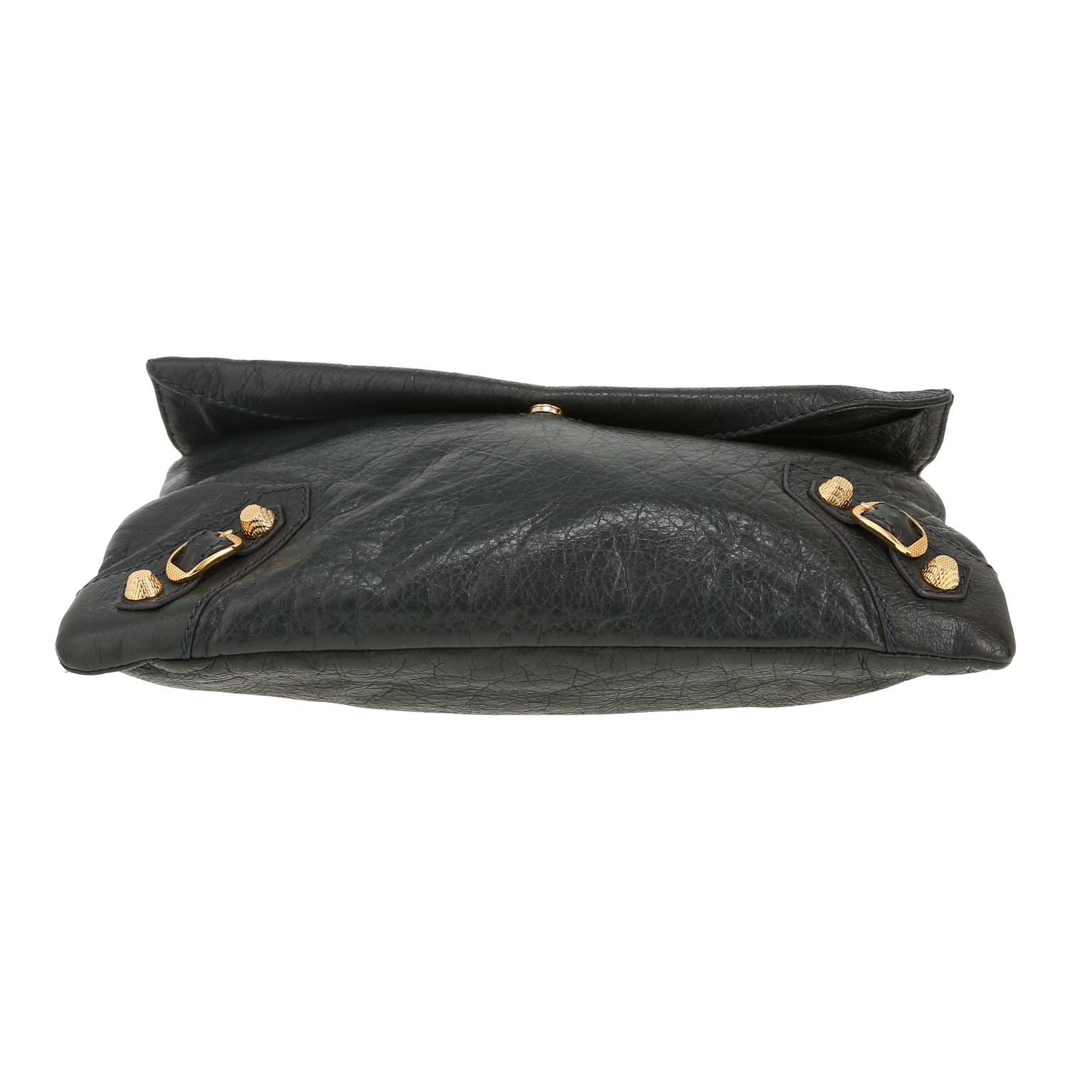 Bolso bandolera Balenciaga   en cuero gris - Detail D1