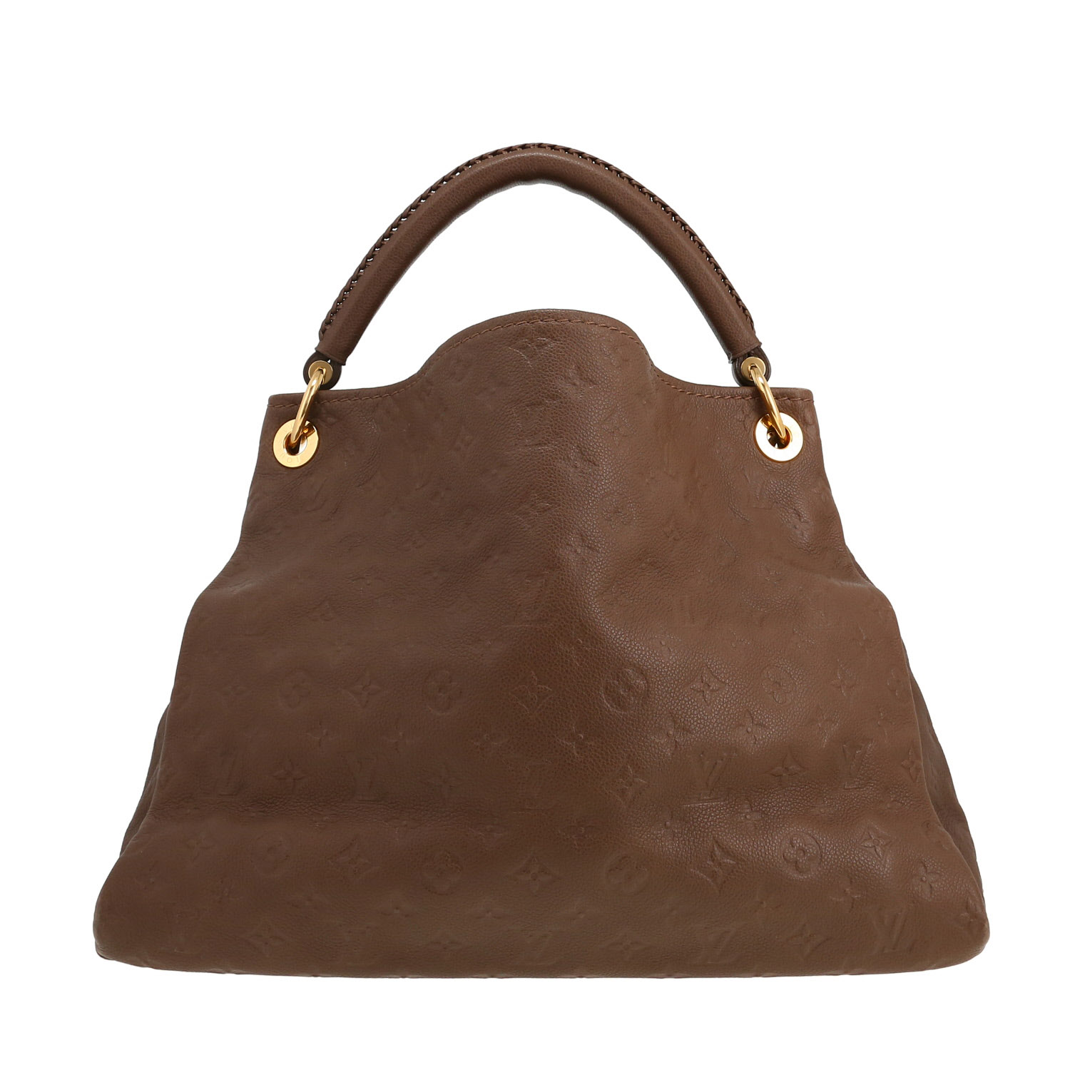 Bolso de mano Louis Vuitton  Artsy en cuero monogram huella marrón - Detail D4