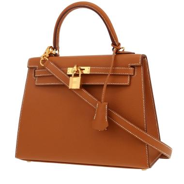 Hermès  Kelly 25 cm handbag  in gold epsom leather