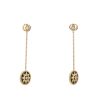 Dior Rose des vents earrings in yellow gold, malachite and diamonds - 360 thumbnail