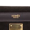 Borsa Hermès  Kelly 32 cm in pelle di vitello doblis nero e pelle nera - Detail D2 thumbnail