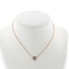 Collier Dior Rose des vents en or rose et diamants - 360 thumbnail