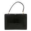 Hermès  Palonnier handbag  in black crocodile - Detail D4 thumbnail