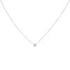 Dinh Van Cube medium model necklace in white gold and diamond - 00pp thumbnail