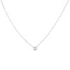 Dinh Van Cube large model necklace in white gold and diamond - 00pp thumbnail