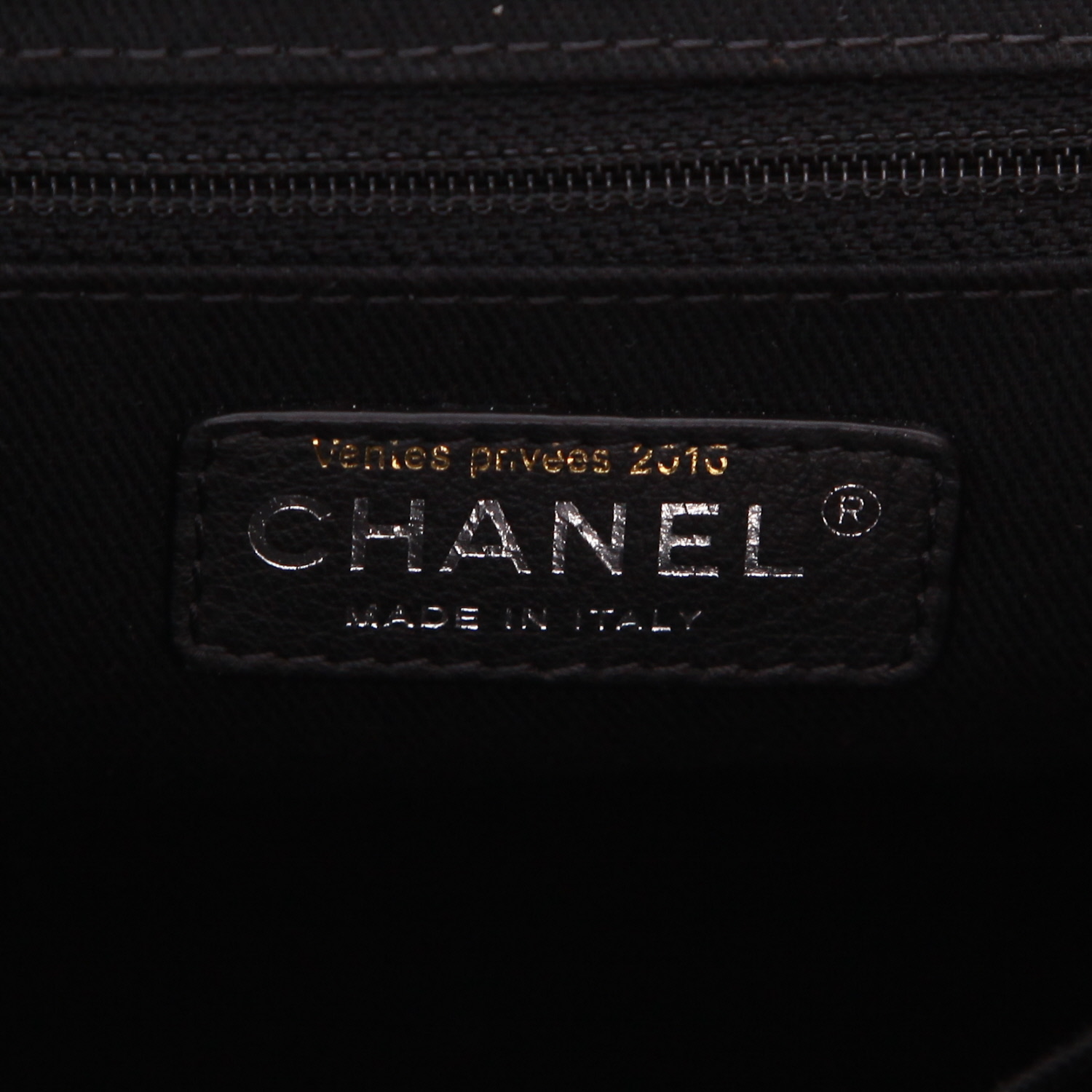 Shopping bag Chanel   in pelle trapuntata nera - Detail D2