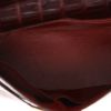 Hermès  Kelly 32 cm handbag  in burgundy crocodile - Detail D3 thumbnail