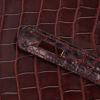 Hermès  Kelly 32 cm handbag  in burgundy crocodile - Detail D4 thumbnail