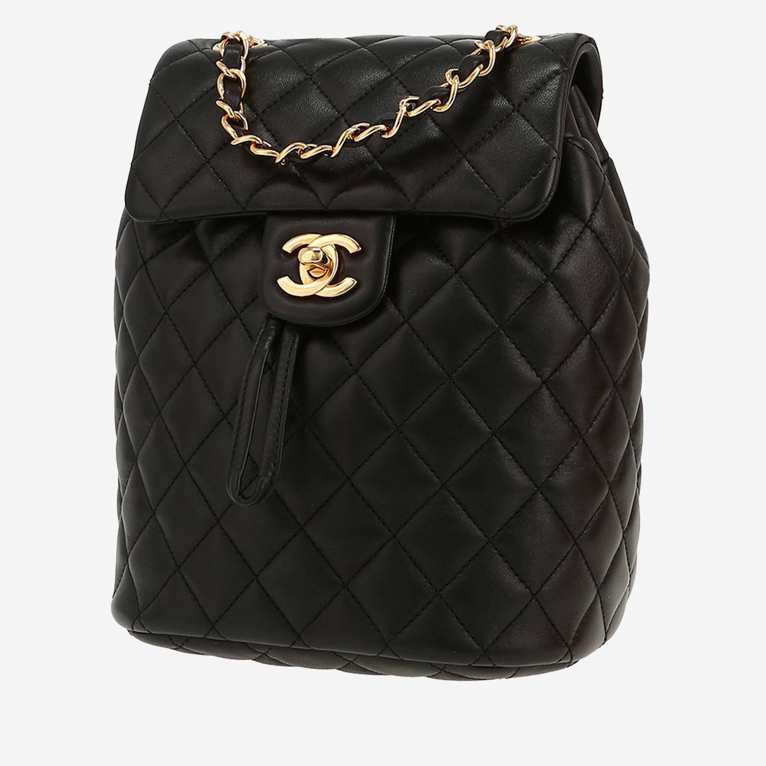 Zaino Chanel  Timeless in pelle trapuntata nera