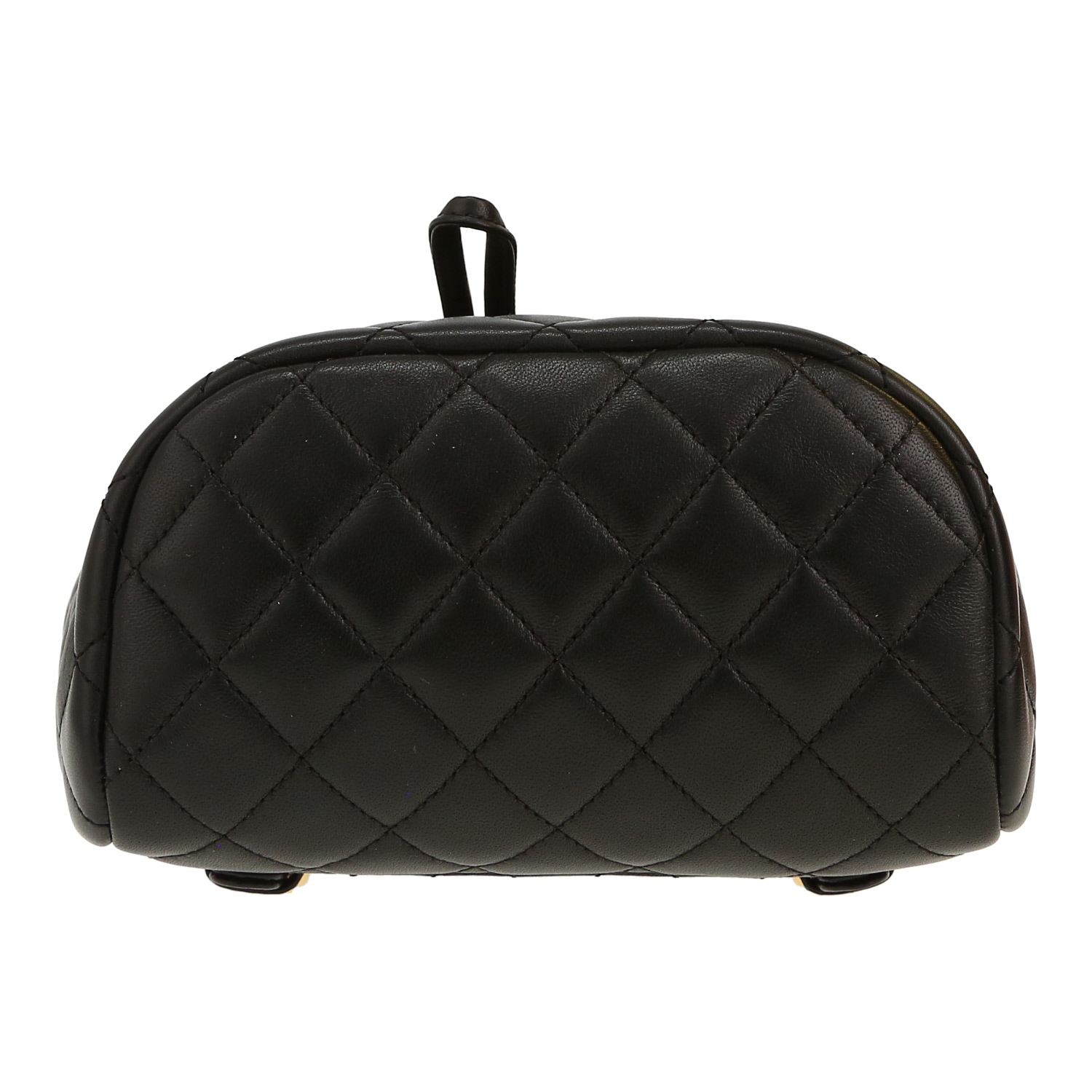 Sac à dos Chanel  Timeless en cuir matelassé noir - Detail D1