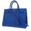 Bolso de mano Saint Laurent  Sac de jour en cuero azul - 00pp thumbnail