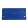 Bolso de mano Saint Laurent  Sac de jour en cuero azul - Detail D1 thumbnail