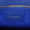 Bolso de mano Saint Laurent  Sac de jour modelo pequeño  en cuero azul - Detail D2 thumbnail