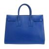 Bolso de mano Saint Laurent  Sac de jour en cuero azul - Detail D4 thumbnail