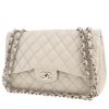 Chanel  Timeless Jumbo shoulder bag  in grey quilted leather - 00pp thumbnail