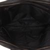 Burberry   briefcase  in black and grey Haymarket canvas  and black leather - Detail D3 thumbnail
