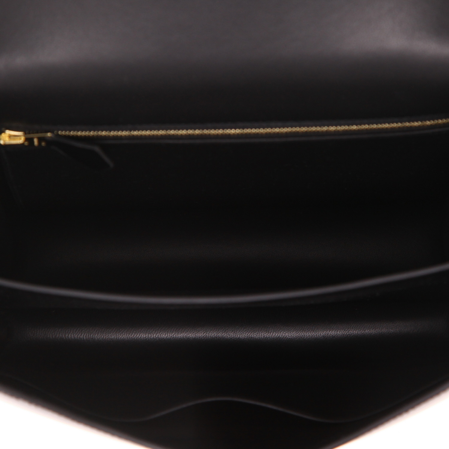 Hermès  Constance handbag  in black box leather - Detail D3