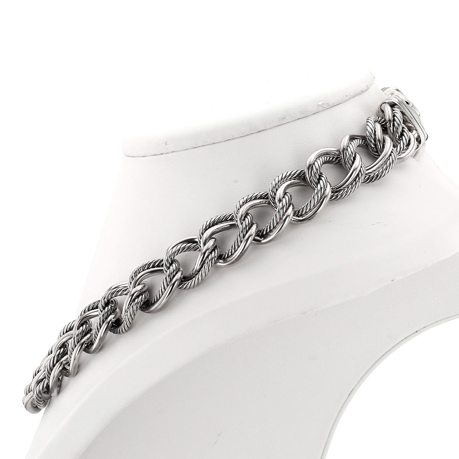Collier David Yurman Labyrinth en argent - Detail D3