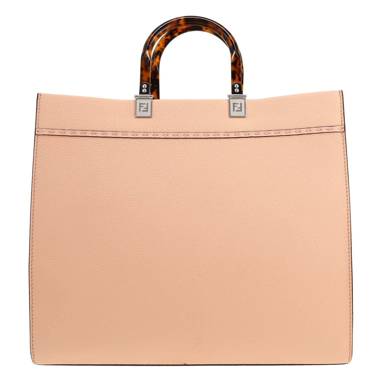 【関税&送料込】Fendi Biscuit Leather Small Sunshine Shoppin Fendi Sunshine Small Leather Brown | Fendi