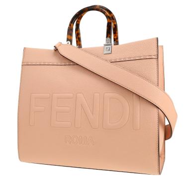 Shopping bag Fendi  Sunshine in pelle rosa