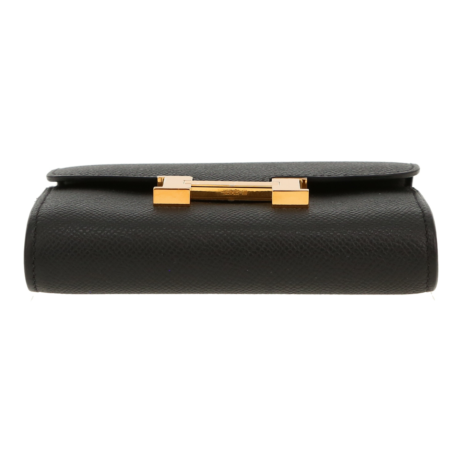 Cartera Hermès «Constance» de piel Epsom Noir - Detail D1