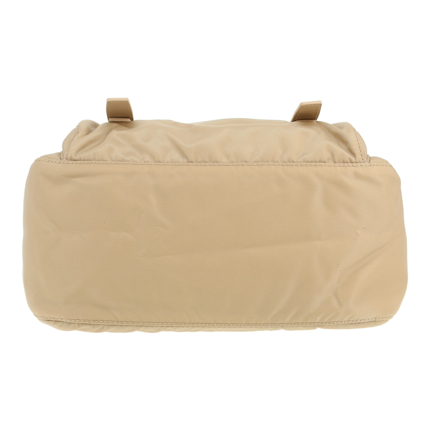 Borsa a tracolla Prada  Re-nylon in tela beige - Detail D1