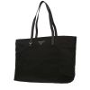 Sac cabas Prada  Re-nylon moyen modèle  en toile et cuir noire - 00pp thumbnail