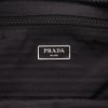 Prada  Re-nylon medium model  shopping bag  in black canvas and leather - Detail D2 thumbnail