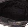 Prada  Re-nylon medium model  shopping bag  in black canvas and leather - Detail D3 thumbnail