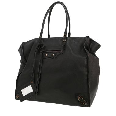Bolso de mano Balenciaga  Papier en cuero granulado negro