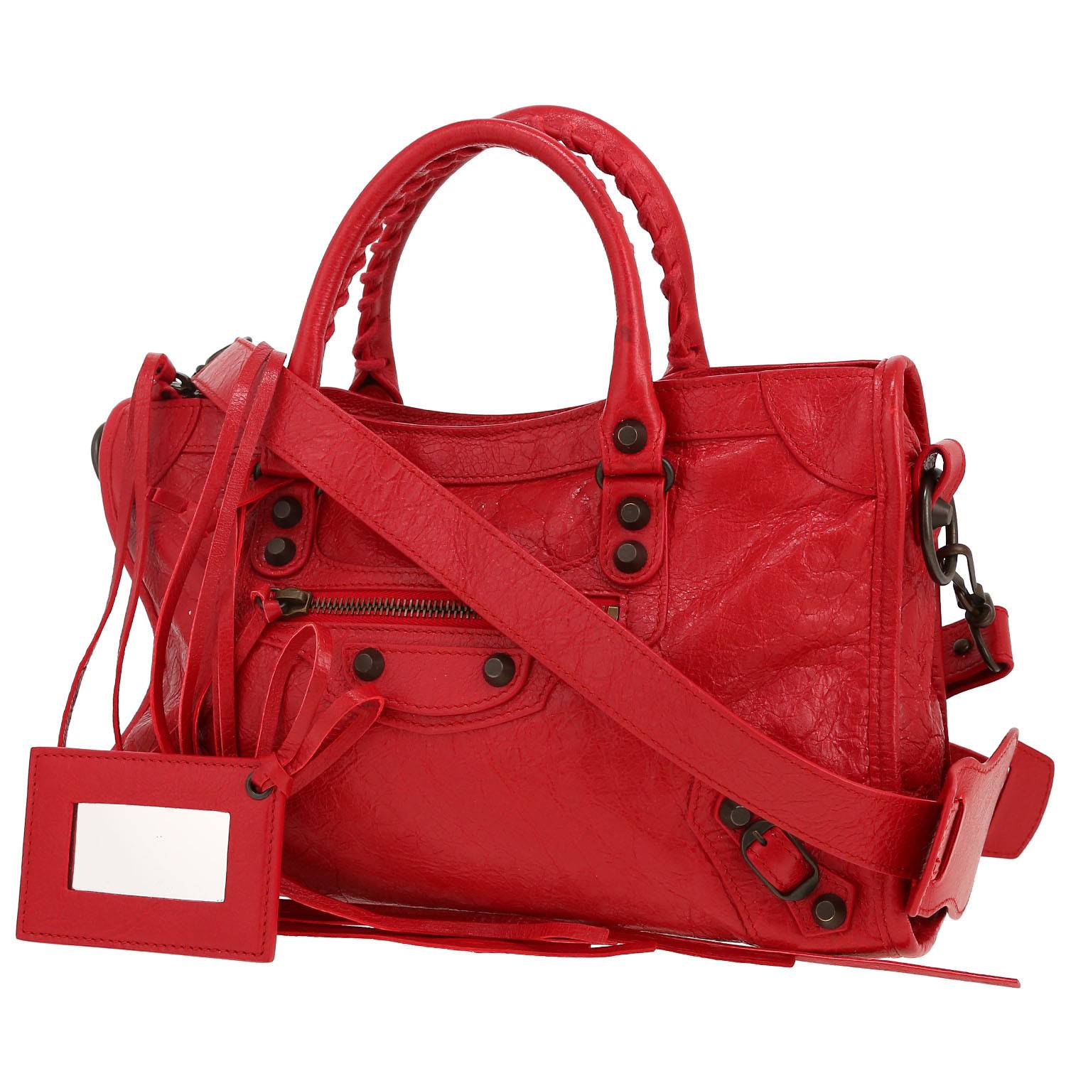 Borsa Balenciaga  City in pelle rossa