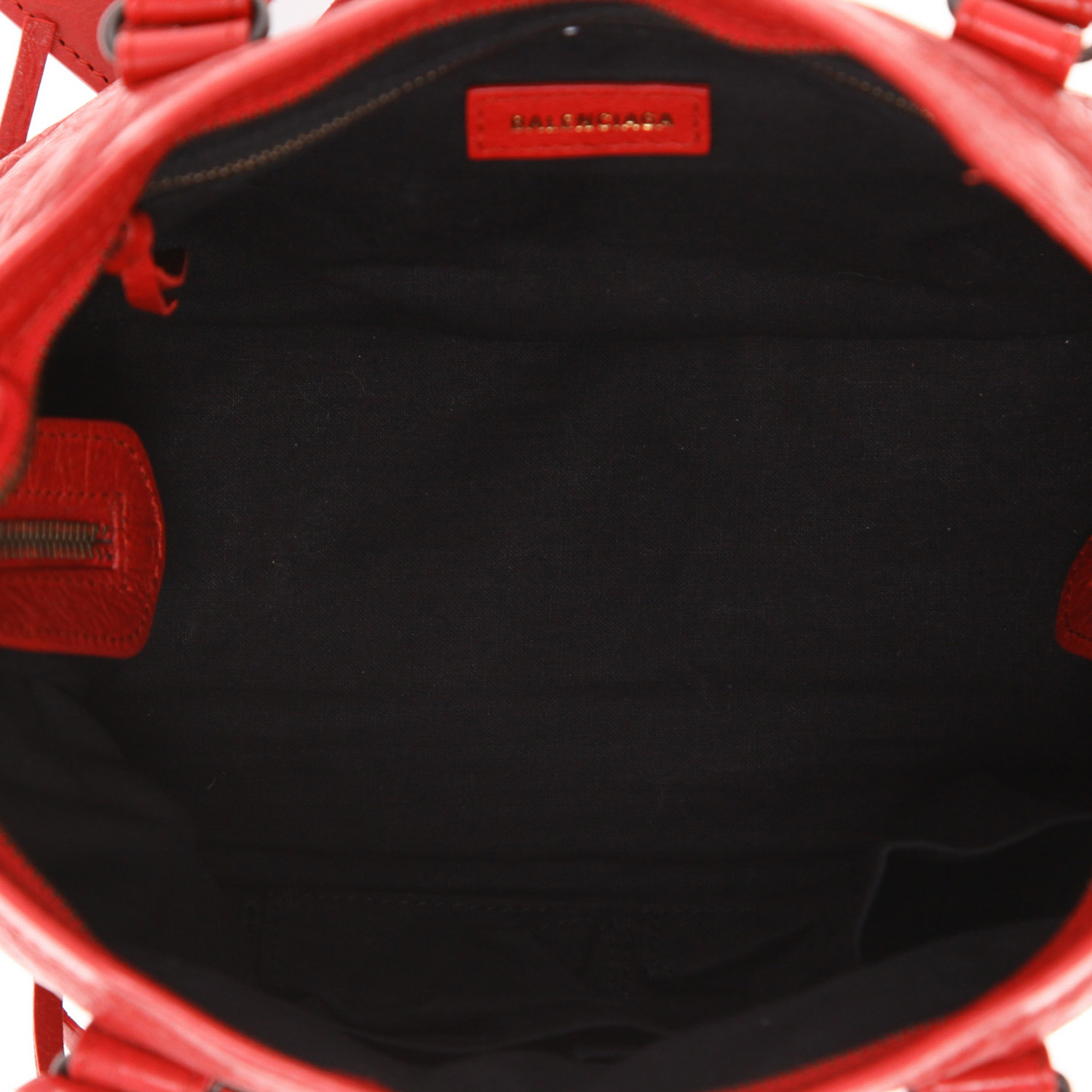 Bolso de mano Balenciaga  City en cuero rojo - Detail D3