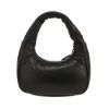 Prada  Soft Calf shoulder bag  in black leather - Detail D4 thumbnail