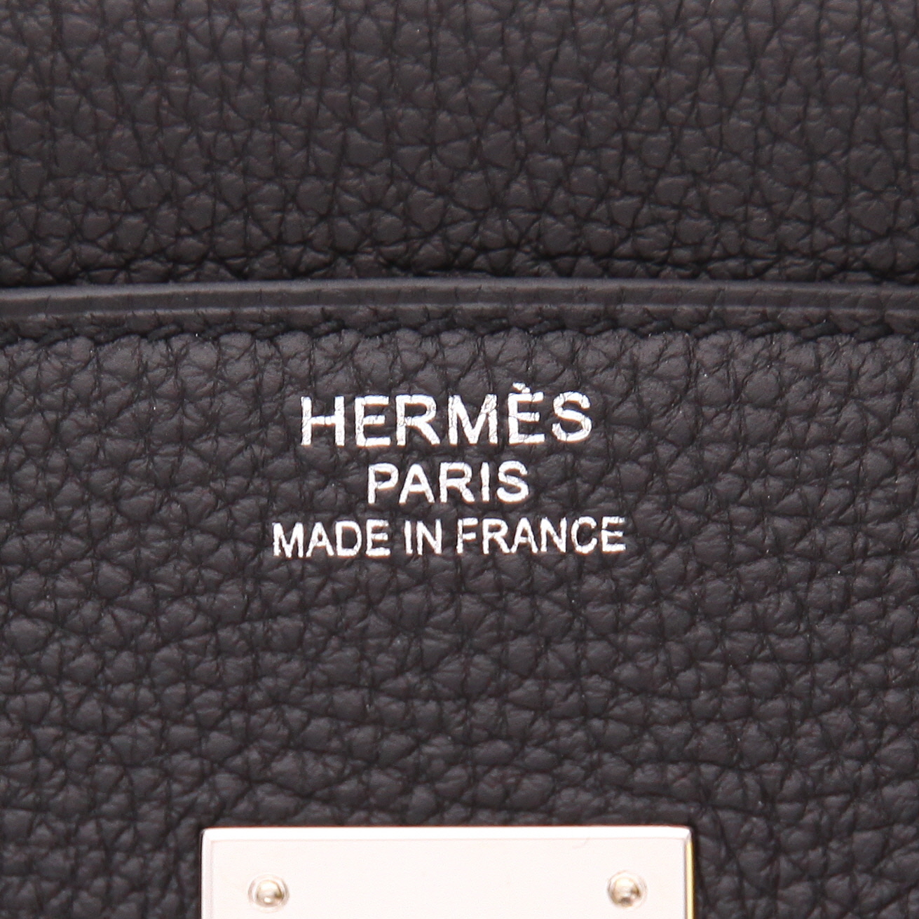 Sac à main Hermès  Birkin 35 cm en cuir togo noir - Detail D2