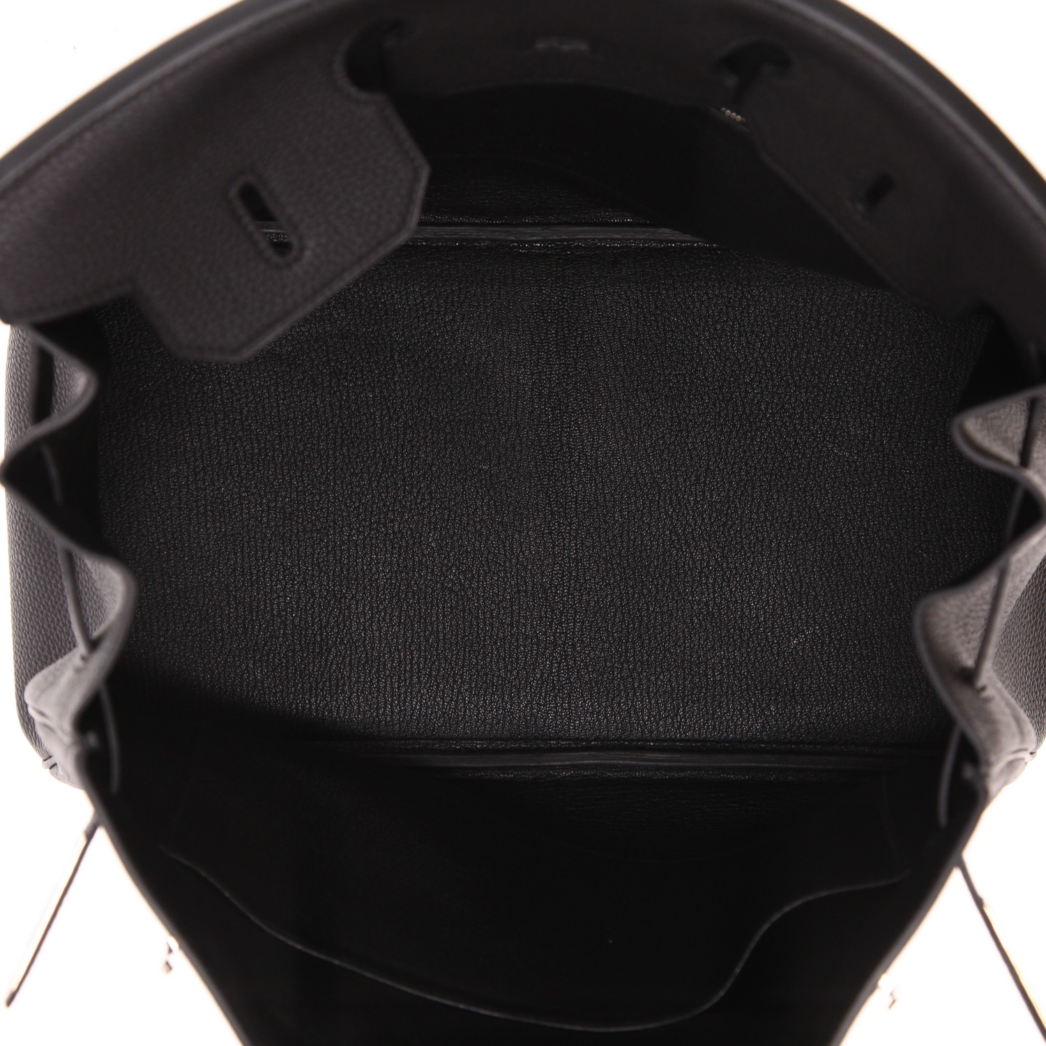 Bolso de mano Hermès  Birkin 35 cm en cuero togo negro - Detail D3