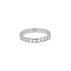 Boucheron Beloved wedding ring in platinium and diamonds - 00pp thumbnail