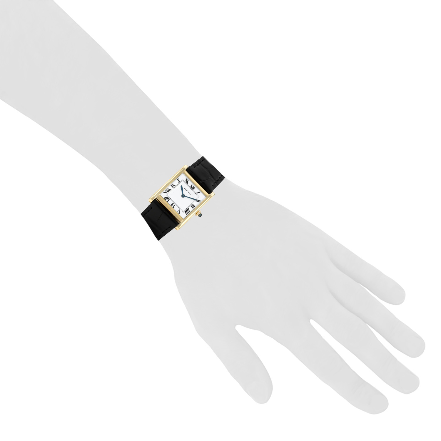 Orologio Cartier Tank Normale in oro giallo Circa 1970 - Detail D1