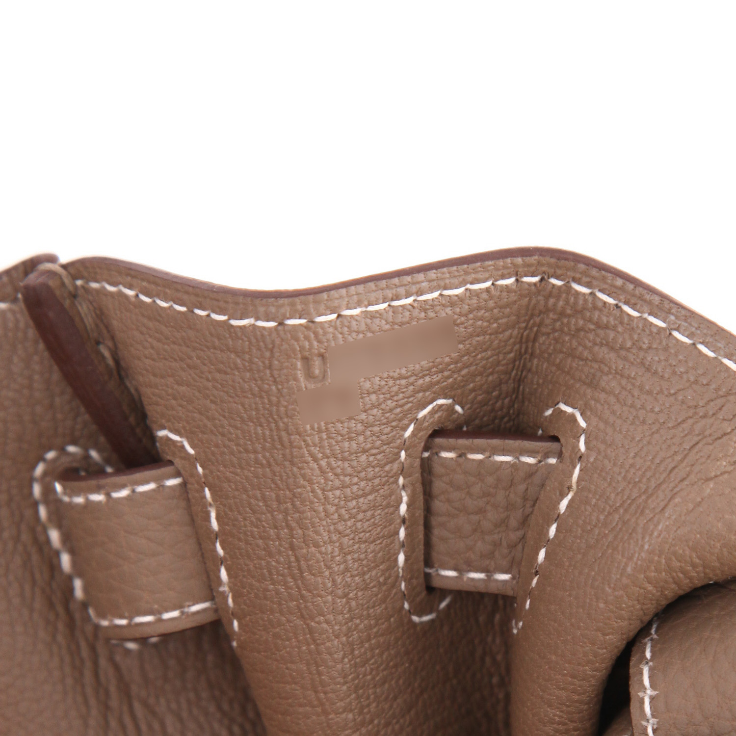 Sac à main Hermès  Kelly 32 cm en cuir togo étoupe - Detail D4