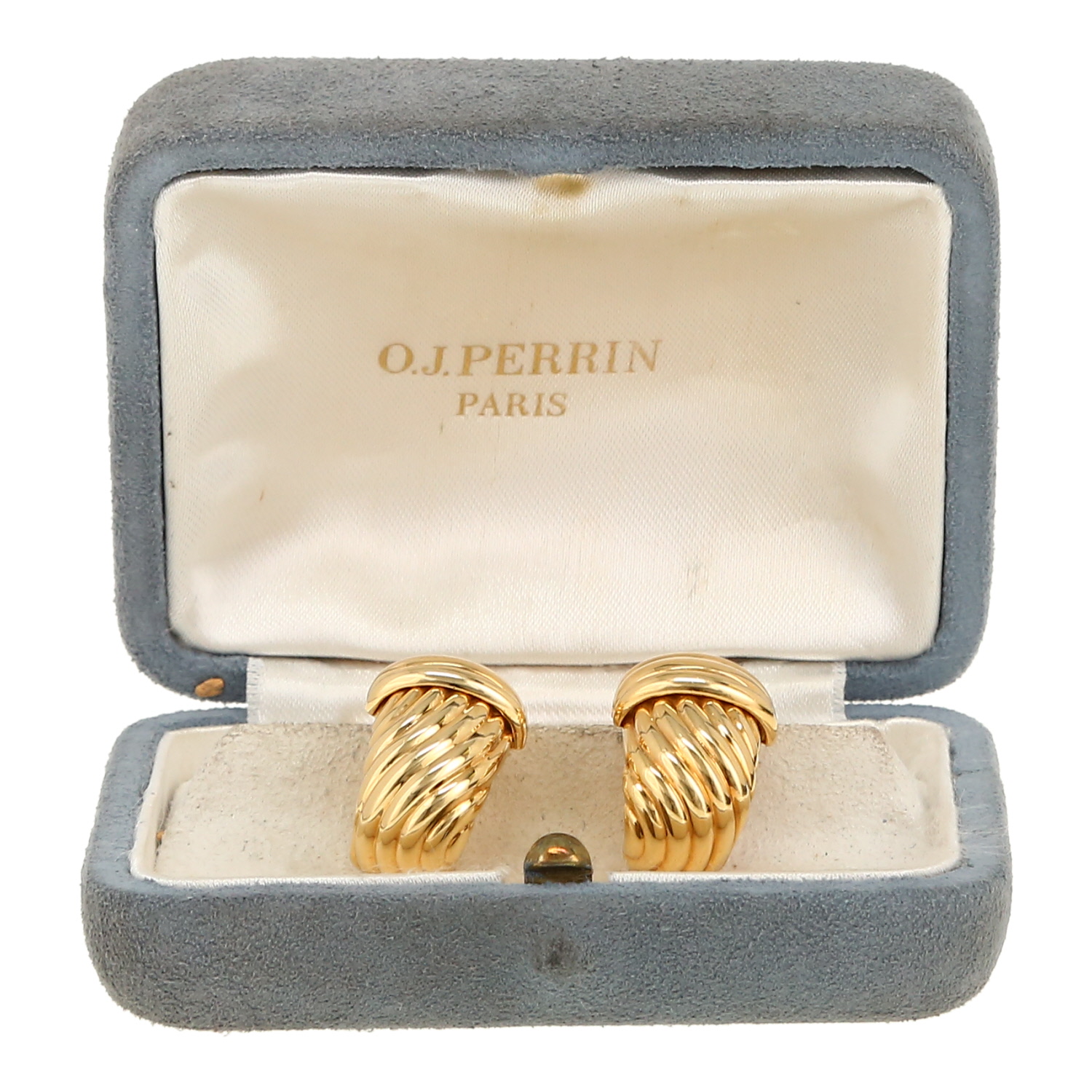 Orecchini  O.J. Perrin in oro giallo - Detail D2