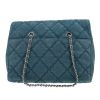 Chanel   handbag  in blue quilted leather - Detail D4 thumbnail