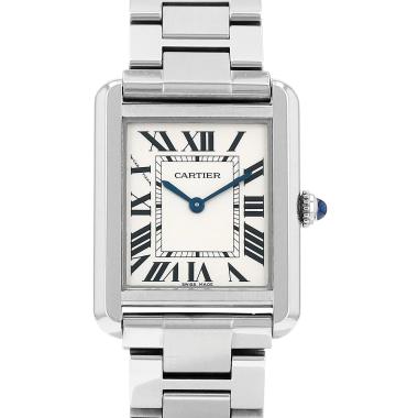 Orologio Cartier Tank Solo in acciaio Ref: Cartier - 3170  Circa 2000