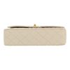 Chanel  Timeless Classic handbag  in beige quilted grained leather - Detail D1 thumbnail